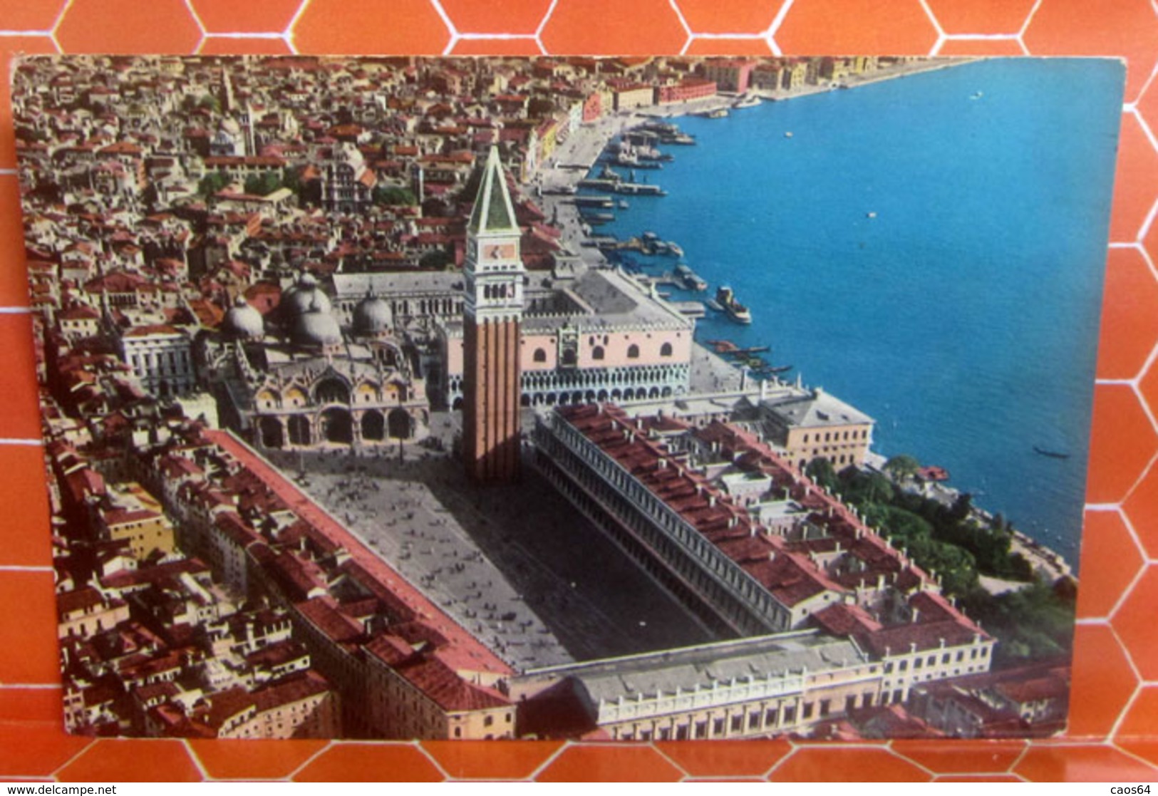 VENEZIA Veduta Aerea CARTOLINA  Viaggiata 1968 - Venezia (Venice)