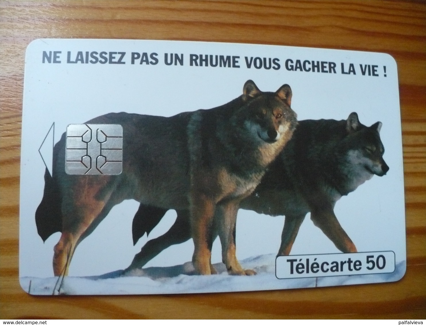 Phonecard France - Wolf - 1993