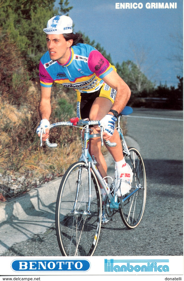 GRIMANI Enrico ITA (Civitavecchia (Lazio), 11-5-'64) 1989 Titanbonifica - Benotto - Sidermec - Ciclismo