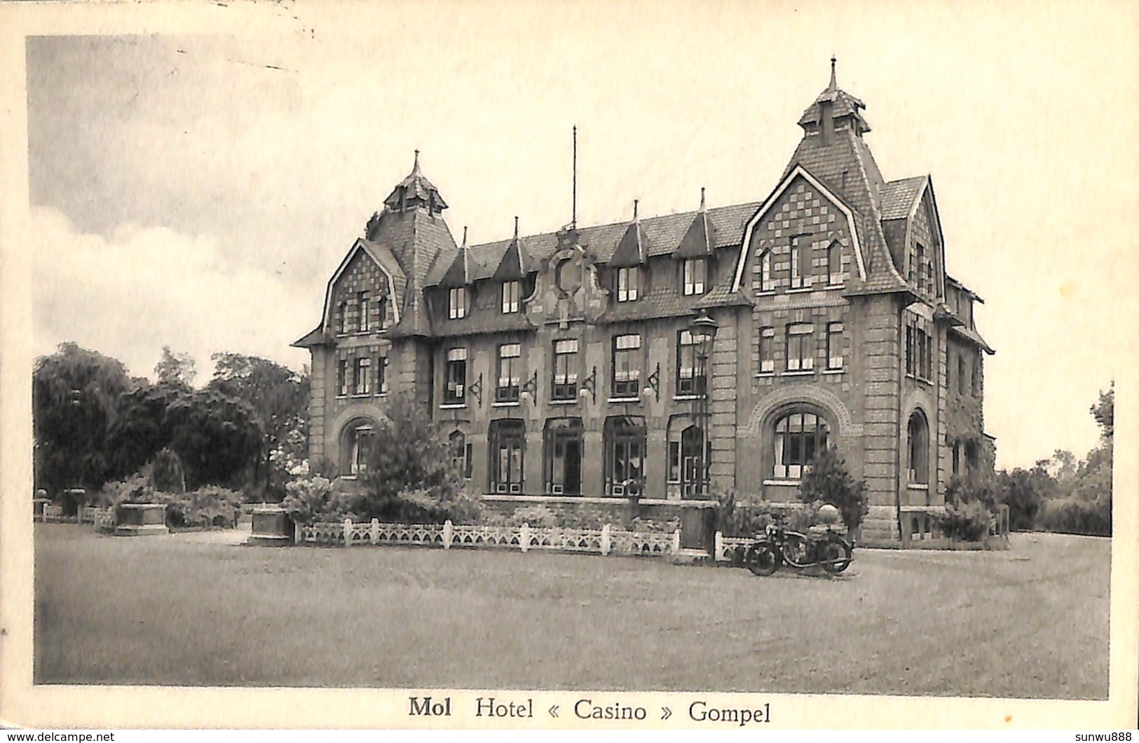 Mol - Hotel Casino Gompel (oldtimer Moto, Het Zoeklicht, 1952) - Mol