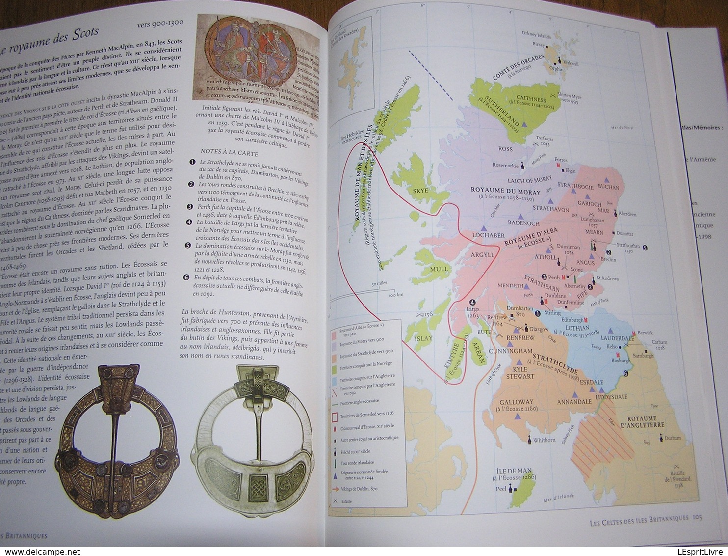 ATLAS HISTORIQUE DES CELTES Moyen Age Europe Gaule France Grande Bretagne Irlande Italie Ecosse Pays de Galles Normand