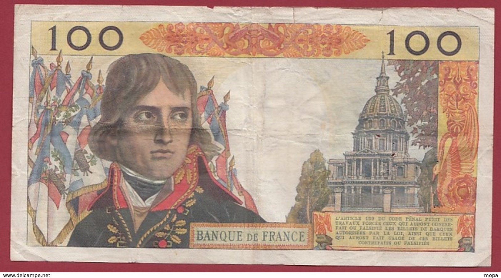 100 Francs "Bonaparte" Du 07/06/1962.F---F/TTB+----ALPH-F.179 - 100 NF 1959-1964 ''Bonaparte''
