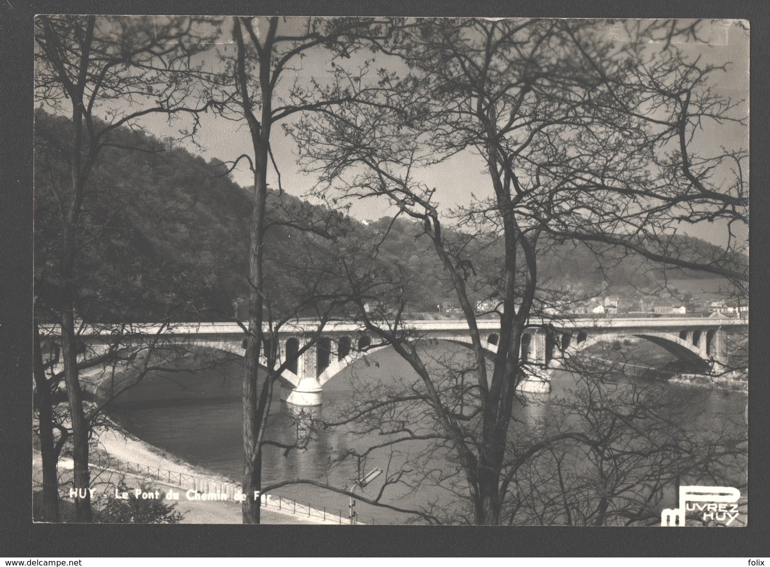 Huy - Le Pont Du Chemin De Fer - éd. Studio Puvrez, Huy (cachet) - Hoei