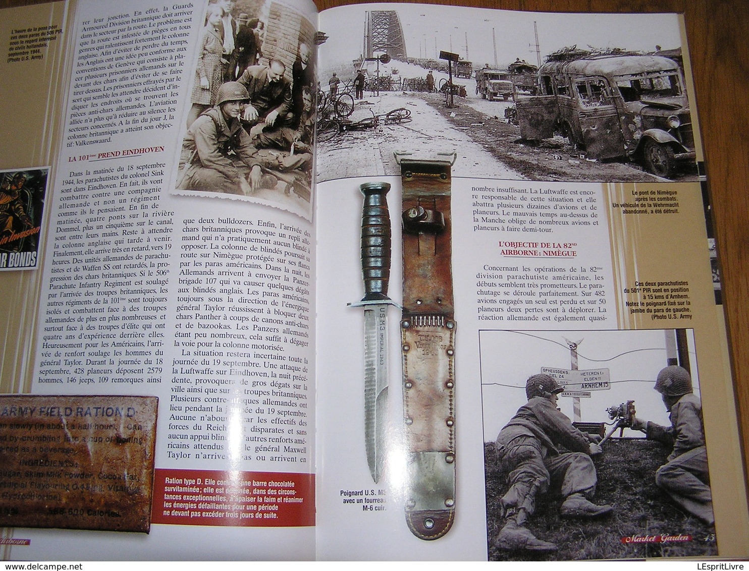 GAZETTE DES UNIFORMES Hors Série N° 13 Guerre 40 45 L'Epopée de la 101 St Airborne US army Normandie Ardennes Mourmelon