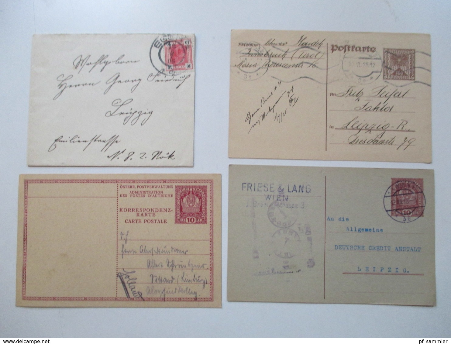 Österreich Ca. 1885 - 1980er Jahre Ganzsachen / FDC / Belege Stöberposten Insgesamt 325 Belege / Karten - Collections (without Album)