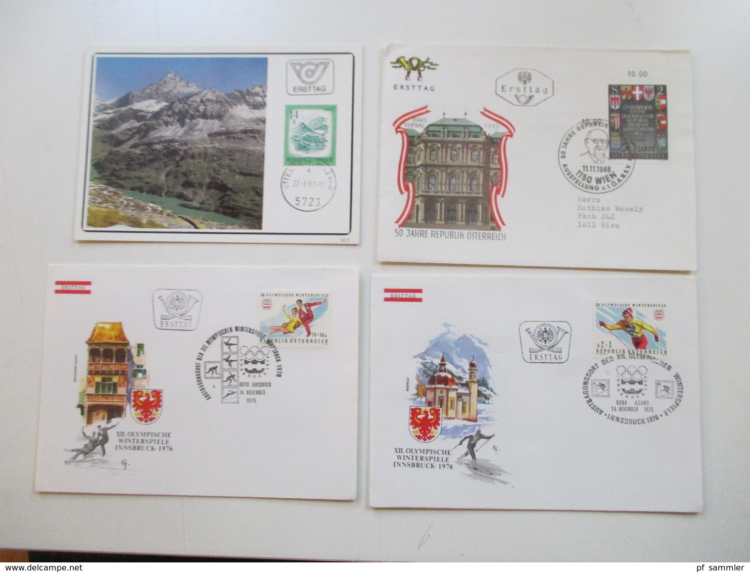 Österreich ca. 1885 - 1980er Jahre Ganzsachen / FDC / Belege Stöberposten insgesamt 325 Belege / Karten