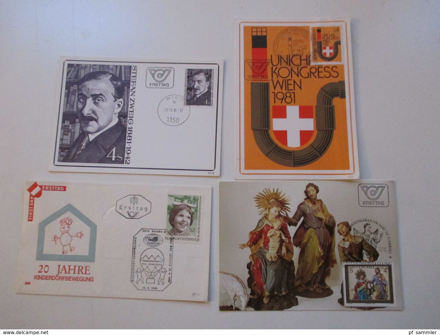 Österreich ca. 1885 - 1980er Jahre Ganzsachen / FDC / Belege Stöberposten insgesamt 325 Belege / Karten