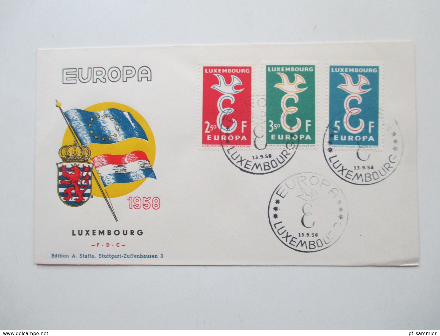 Europa Cept 1958 FDC / Sonderbelege 8 Stk. 1x 1961 Verschiedene Länder! - 1958