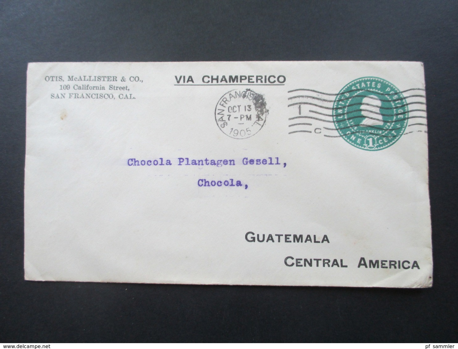 USA 1893 - 1932 Belege / Ganzsachen teilw, nach Guatemala Plantagen Gesellschaft mit Transit Stempel. Stöberposten!