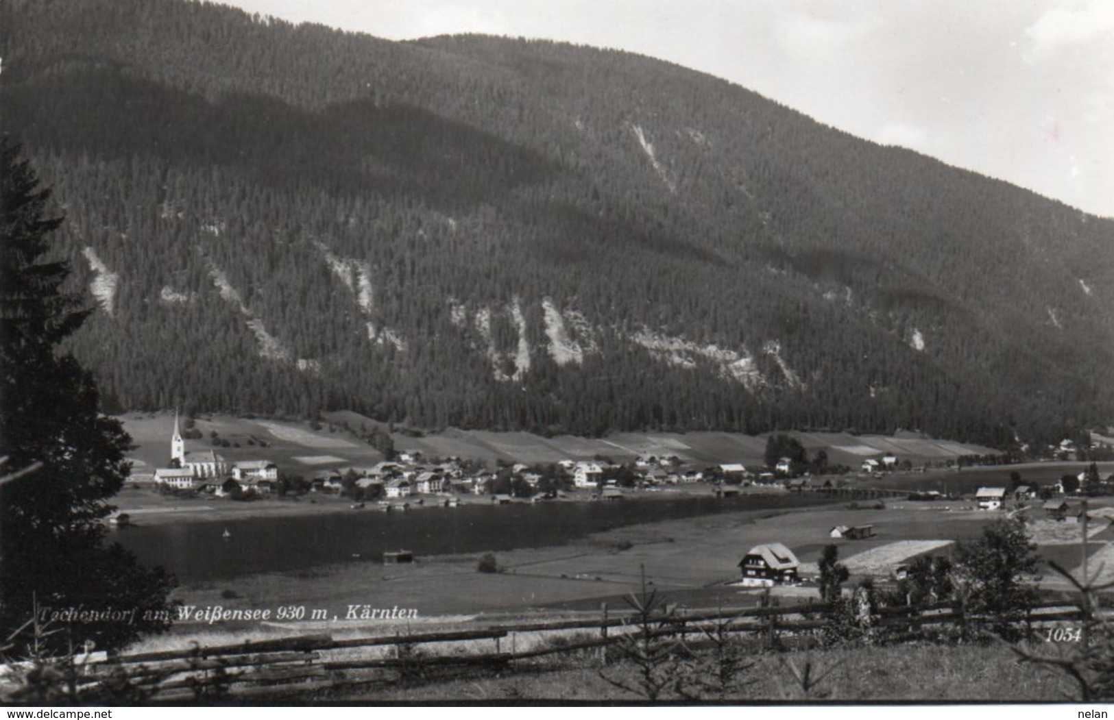 TECHENDORF AM WEISSENSEE-REAL PHOTO  VIAGGIATA 1961 - Weissensee