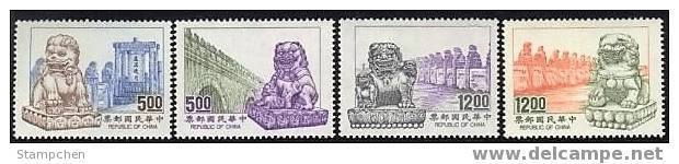 Rep China 1992 Chinese Stone Lion Stamps Bridge  Marco Polo - Other & Unclassified