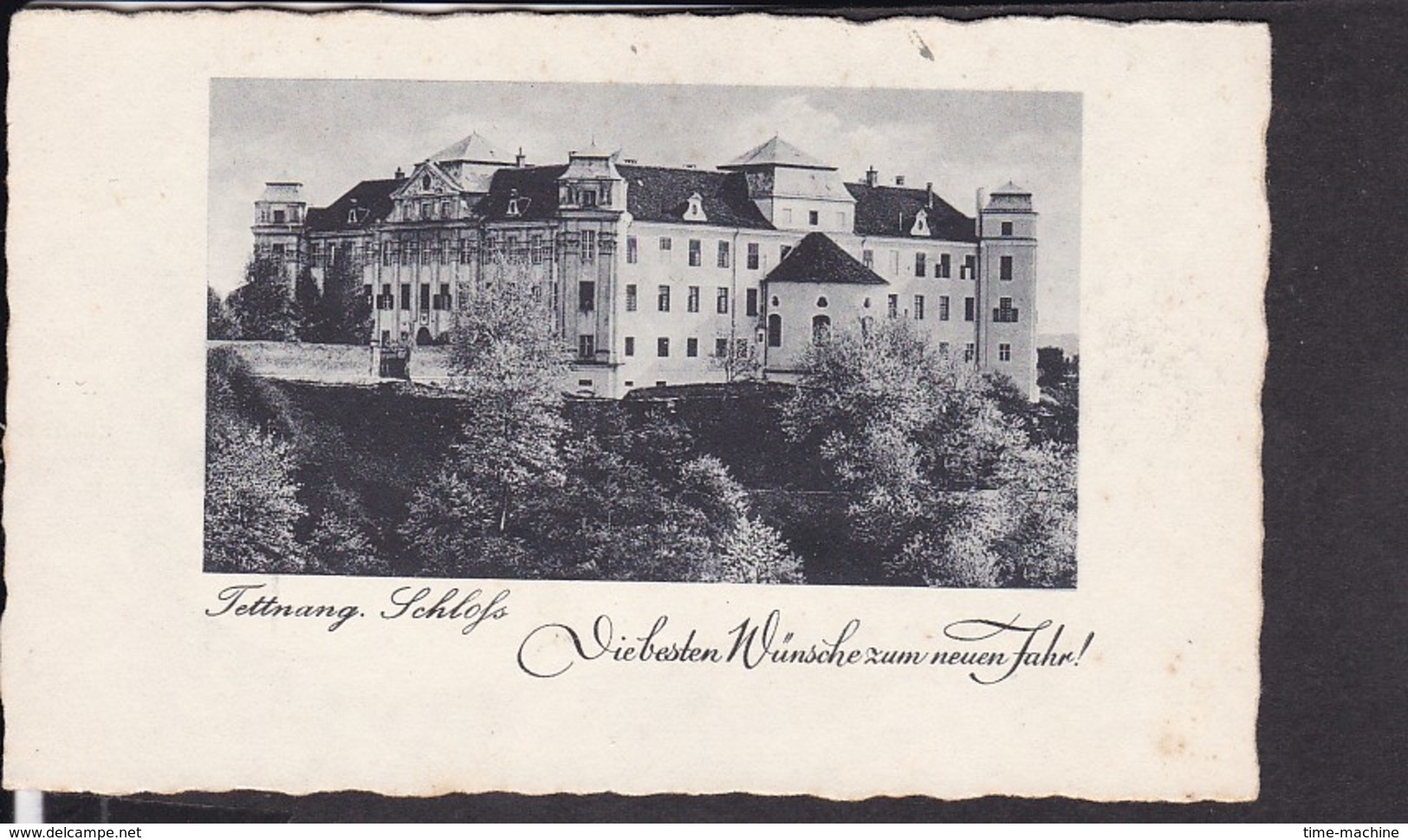 Tettnang Schloß , Neujahr  1937 - Tettnang