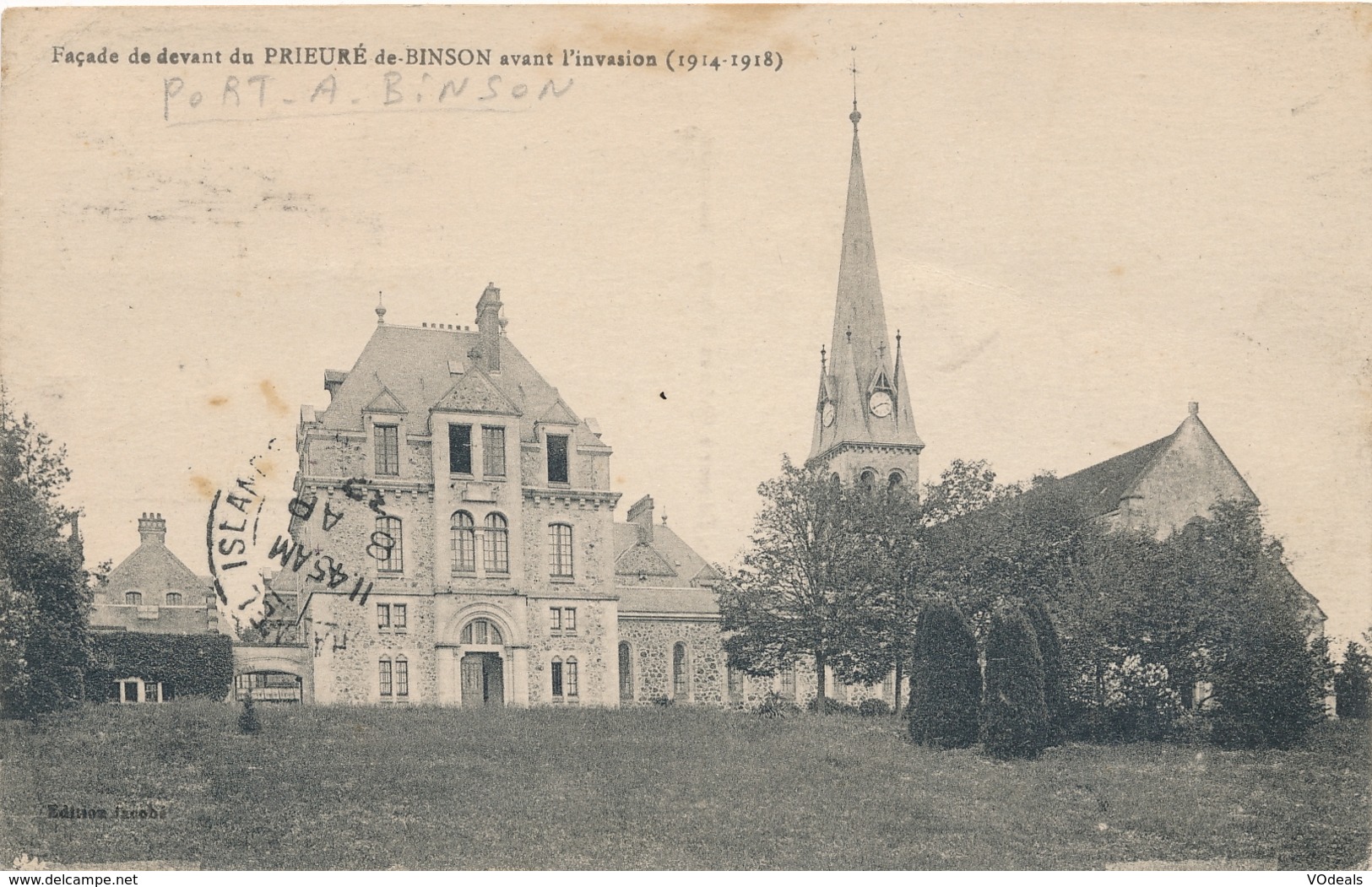 CPA - France - (51) Marne - Prieuré De Binson - Façade - Autres & Non Classés