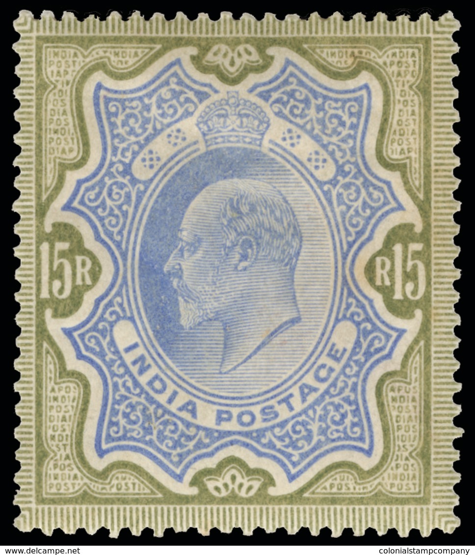 * India - Lot No.708 - 1902-11  Edward VII