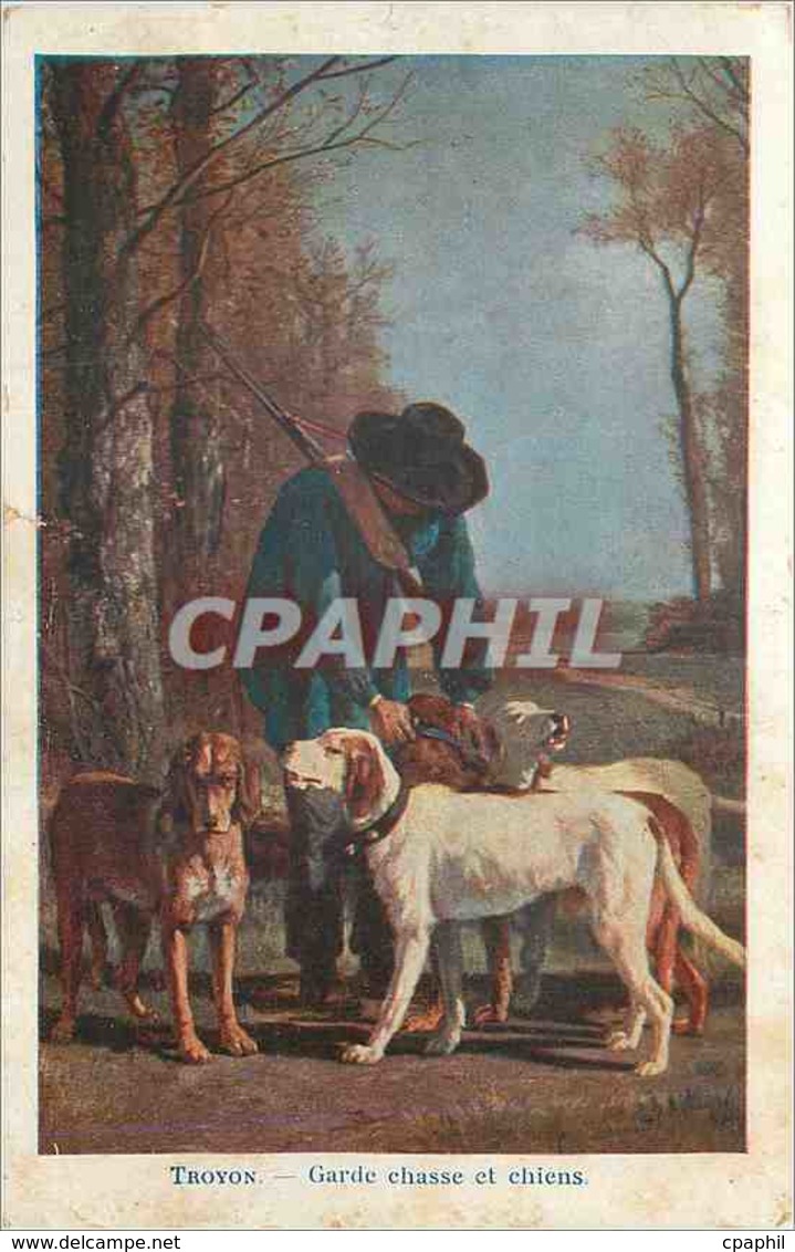 CPA Troyon Garde Chasse Et Chiens - Altri & Non Classificati