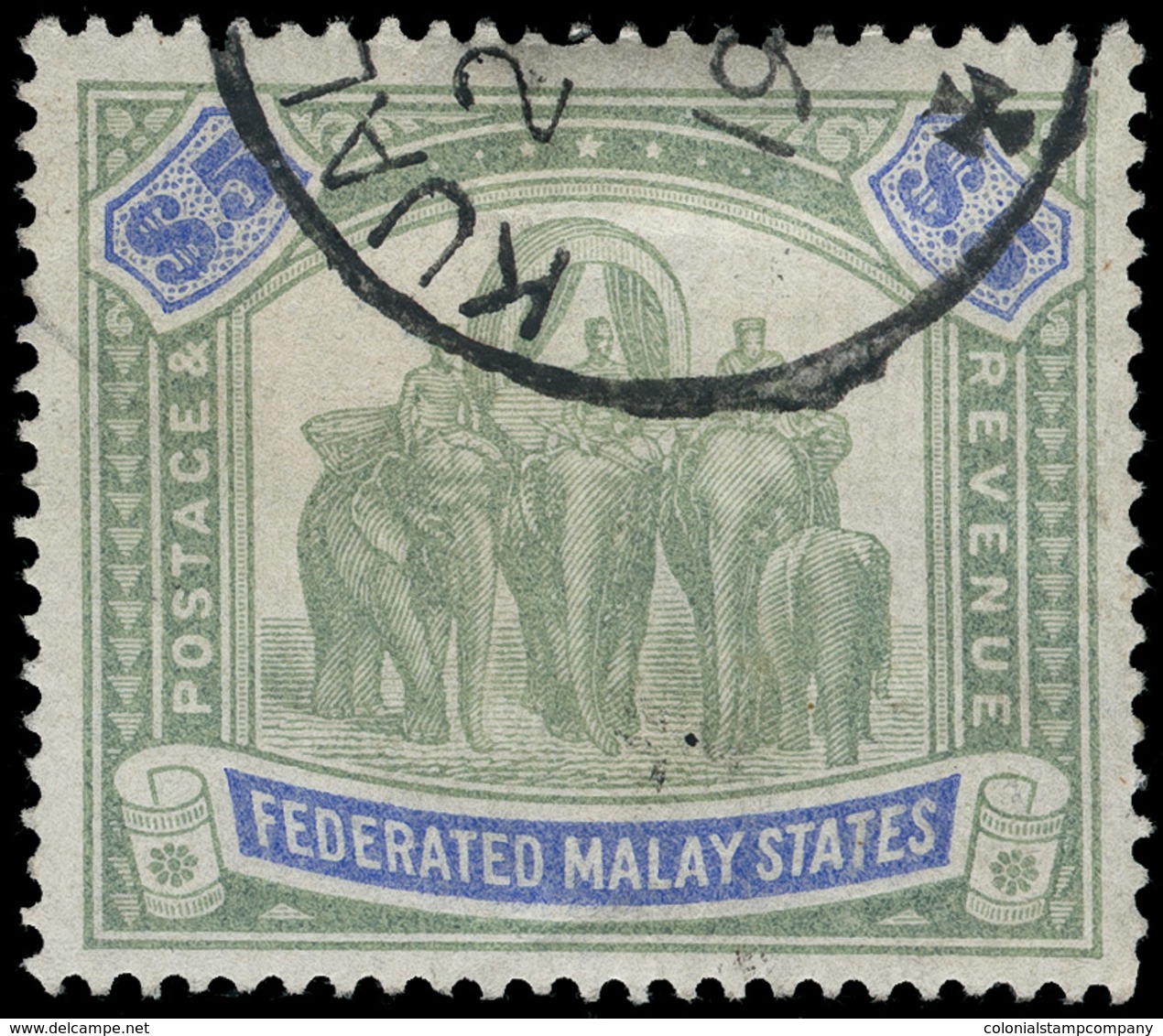 O Malaya (Federated States) - Lot No.840 - Impuestos
