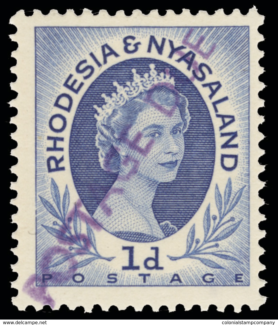 ** Rhodesia And Nyasaland - Lot No.1194 - Rodesia & Nyasaland (1954-1963)