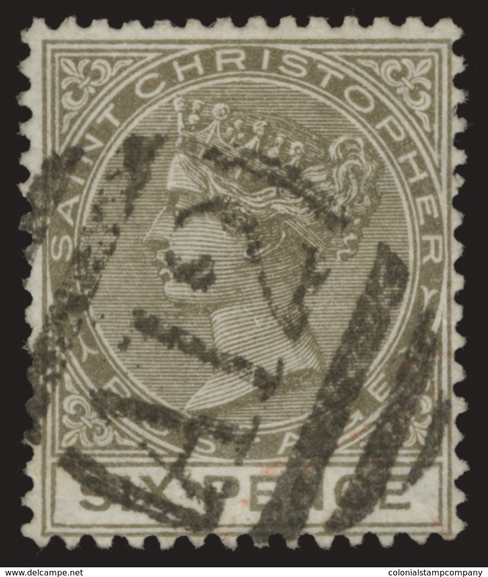 O St. Christopher - Lot No.1198 - San Cristóbal Y Nieves - Anguilla (...-1980)