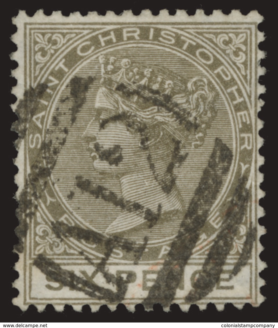 O St. Christopher - Lot No.1198 - St.Christopher, Nevis En Anguilla (...-1980)