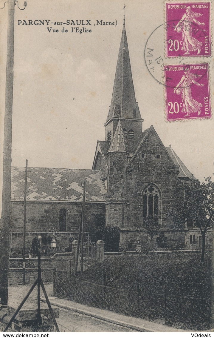 CPA - France - (51) Marne - Pargny Sur Saulx - Vue De L'Eglise - Pargny Sur Saulx