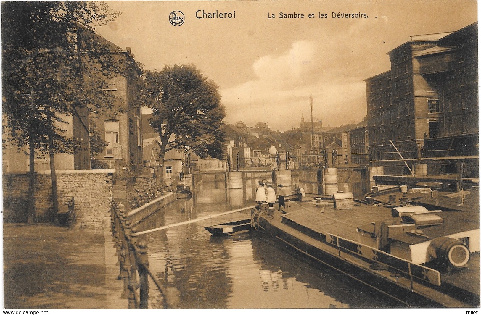 Charleroi NA228: La Sambre Et Les Déversoirs 1908 - Charleroi