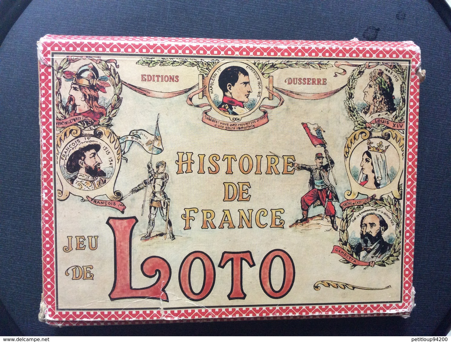 JEU DE LOTO  Histoire De France  ÉDITIONS DUSSERRE - Altri & Non Classificati