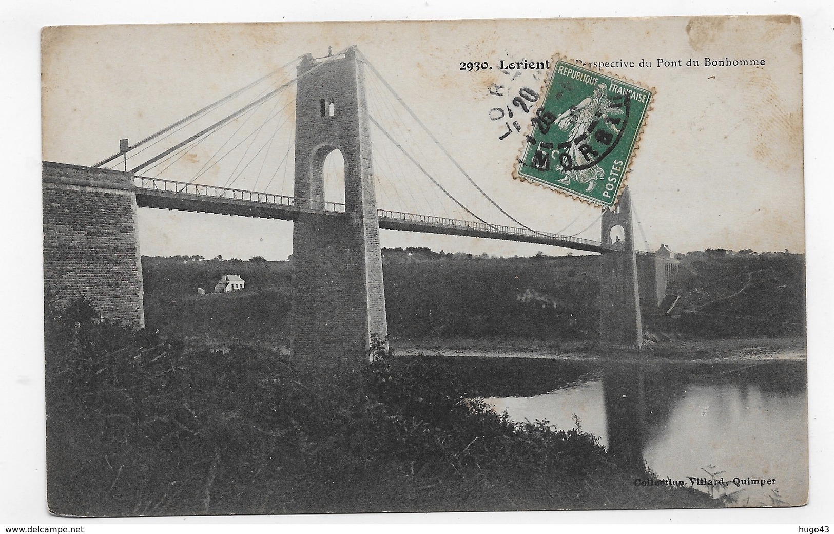 LORIENT - N° 2930 - PERSPECTIVE DU PONT DU BONHOMME - CPA VOYAGEE - Lorient