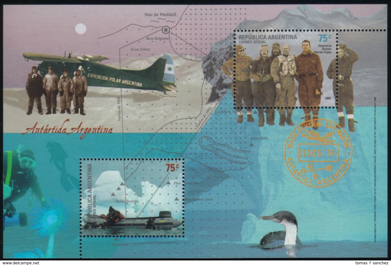 Argentina - 2005 - Antarticque Argentin. - Yvert BF 87 - Blocs-feuillets