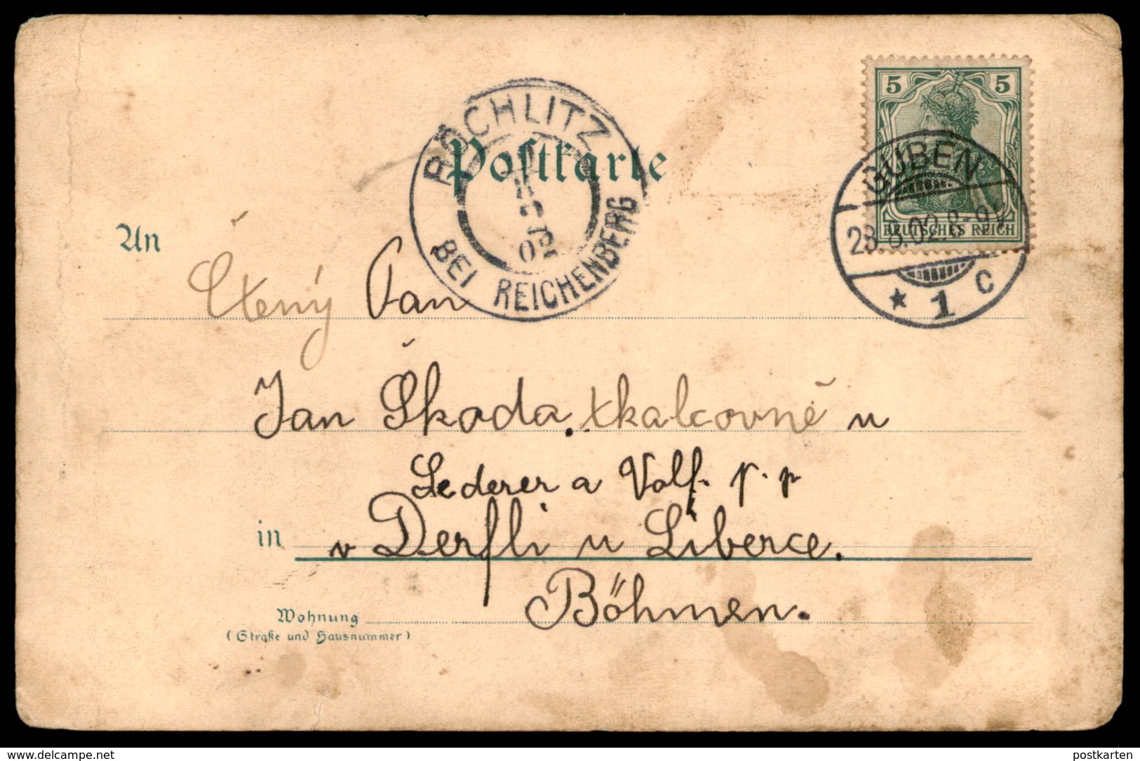 ALTE LITHO POSTKARTE GRUSS AUS GUBEN BAHNHOFSTRASSE THEATER & SCHÜTZENHAUS NEISSEBERGE Ansichtskarte AK Postcard - Guben