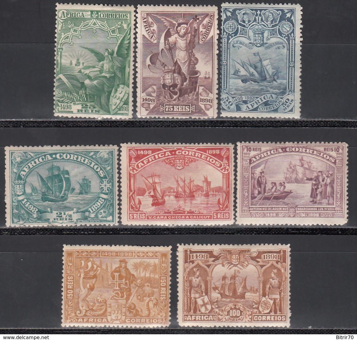 1898  Yvert Nº 1 / 8 MNH. - Africa Portuguesa