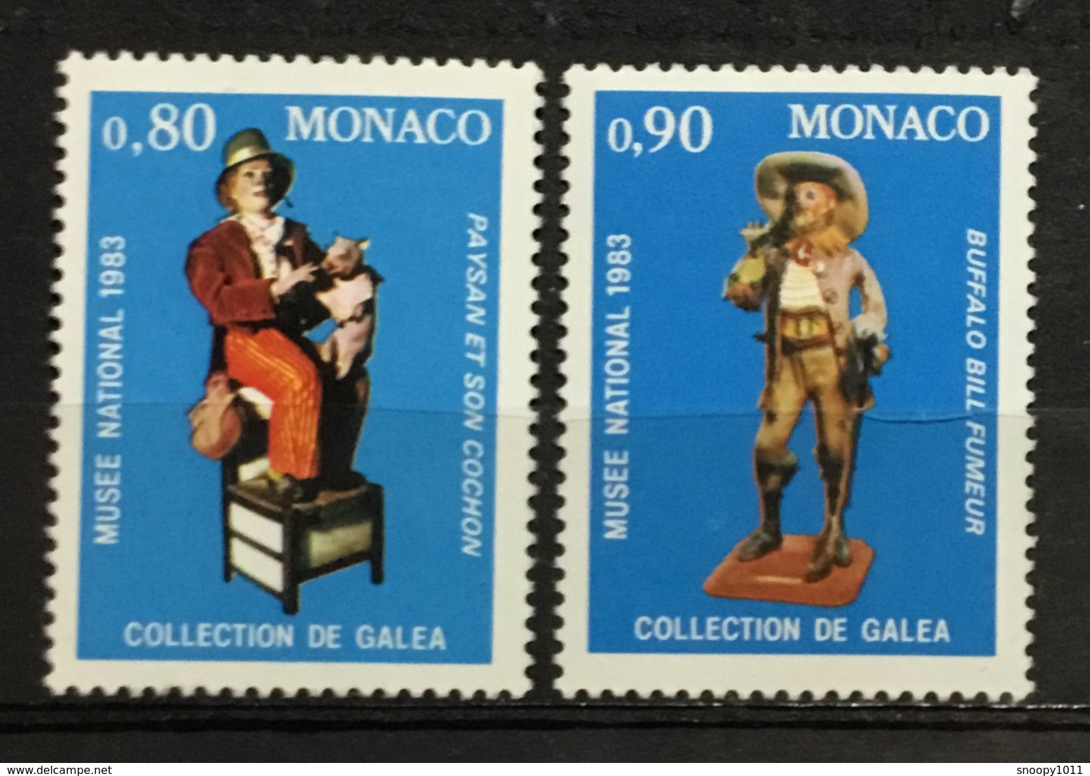 MONACO # 1398-1405.  19th Century Figurines.  MNH (**) - Unused Stamps
