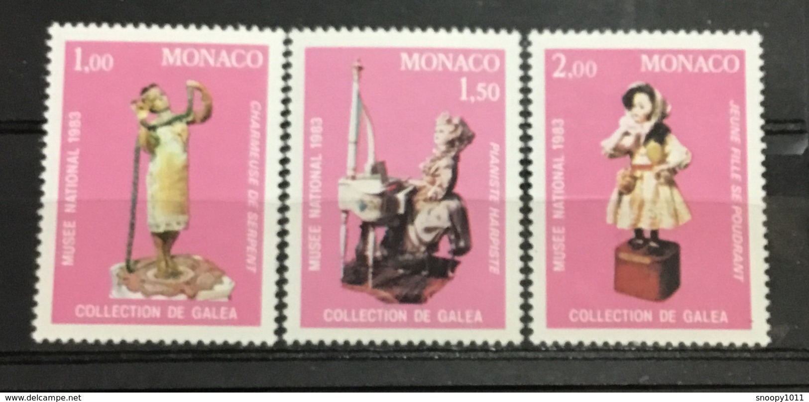 MONACO # 1398-1405.  19th Century Figurines.  MNH (**) - Unused Stamps