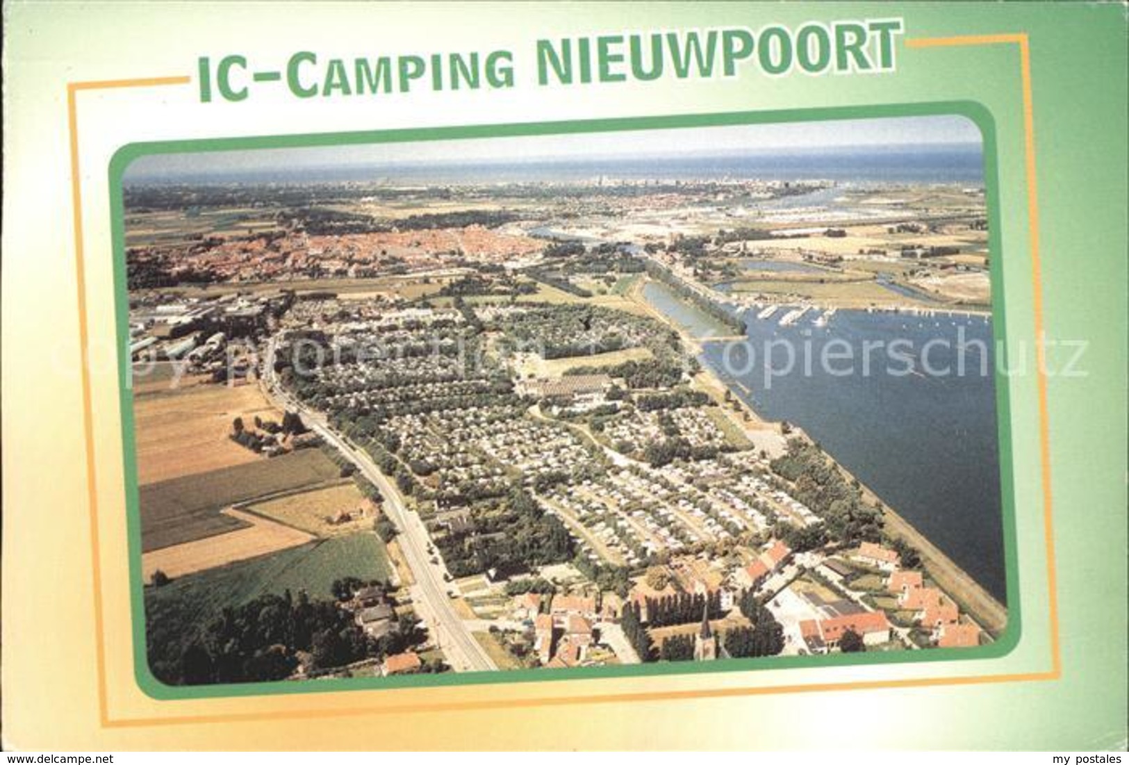 72039899 Nieuwpoort West-Vlaanderen IC Camping Fliegeraufnahme - Autres & Non Classés