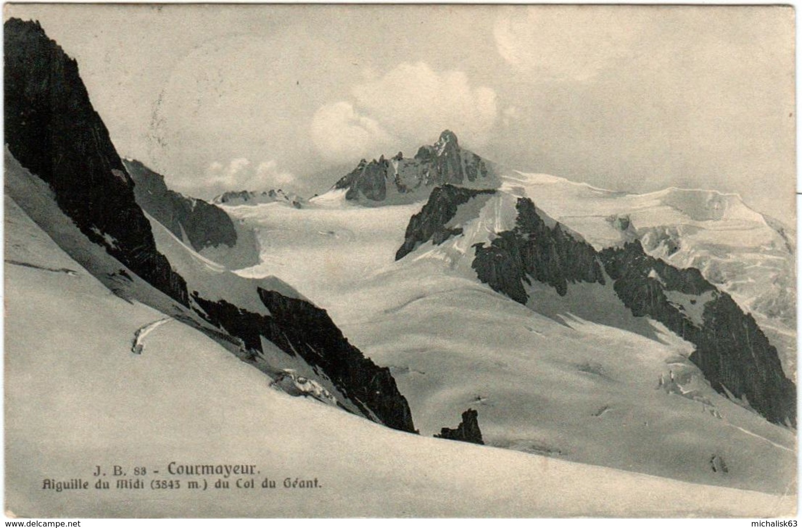 5KK 214 COURMAYEUR - AIGUILLE DU MIDI DU COL DU GEANT - Altri & Non Classificati