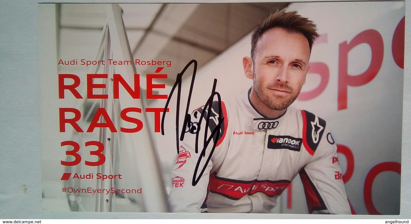 Audi Rene Rast - Autographes