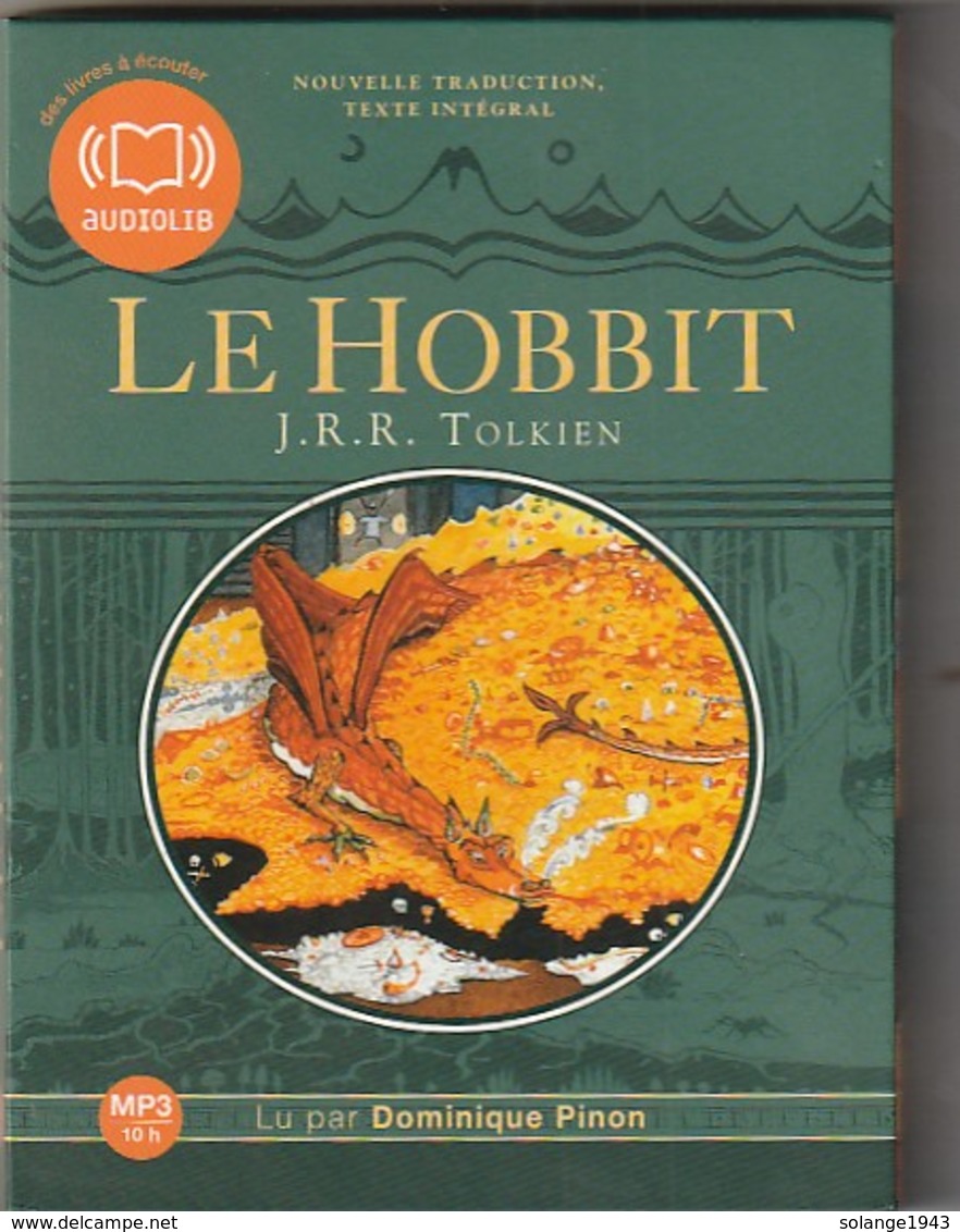 CD  Livre Lu  LE HOBBIT  De Tolkien  AUDIOLIB  Etat: TTB Port 190 GR - Autres & Non Classés