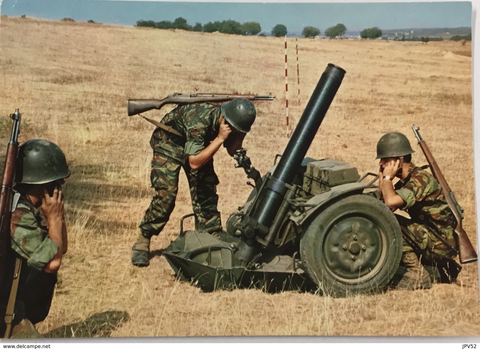 (794) Mortier In Actie - 120 Mm - Soldaten - Ausrüstung