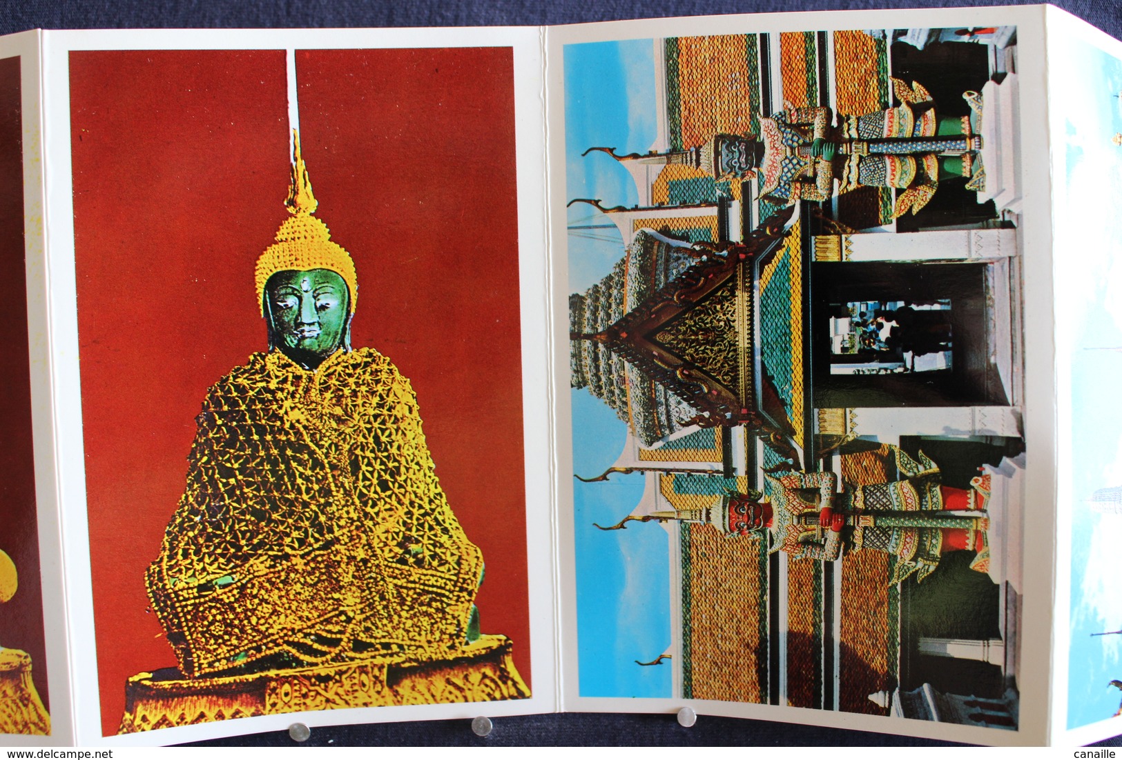 i-115 / 12 post card  / Thaïlande , Bangkok, Grand Palace and Temple of the Emerald Buddha / 12 cartes-vues