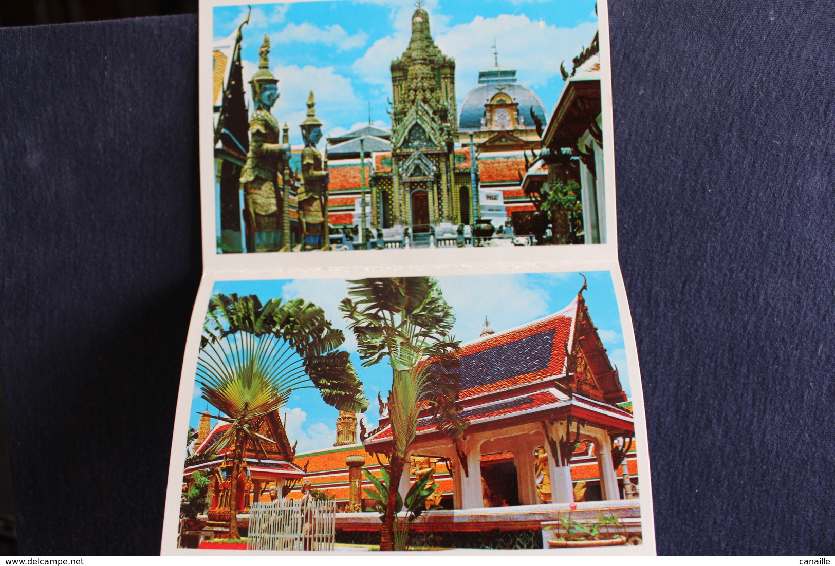 i-115 / 12 post card  / Thaïlande , Bangkok, Grand Palace and Temple of the Emerald Buddha / 12 cartes-vues