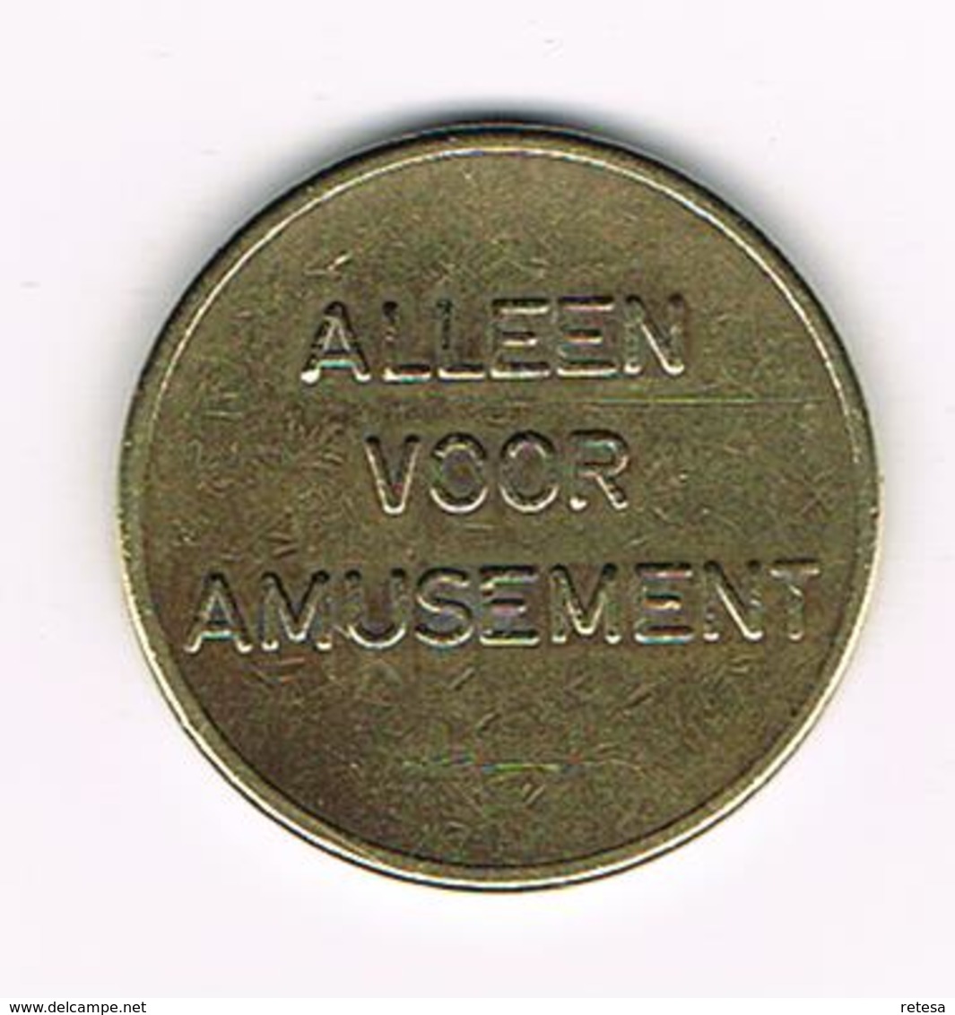 //  JETON  ALLEEN VOOR AMUSEMENT - Profesionales/De Sociedad