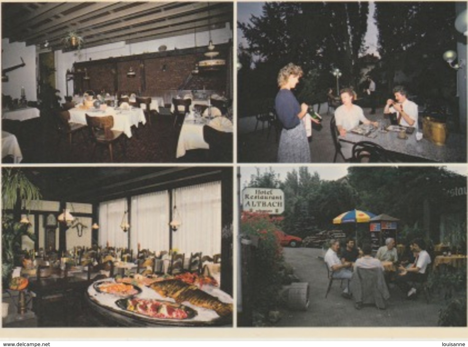 19 / 8 / 381  -  HOTEL RESTAURANT. ALTBACH  ( ZG )   BASSERSDORF. - C P M - Altri & Non Classificati