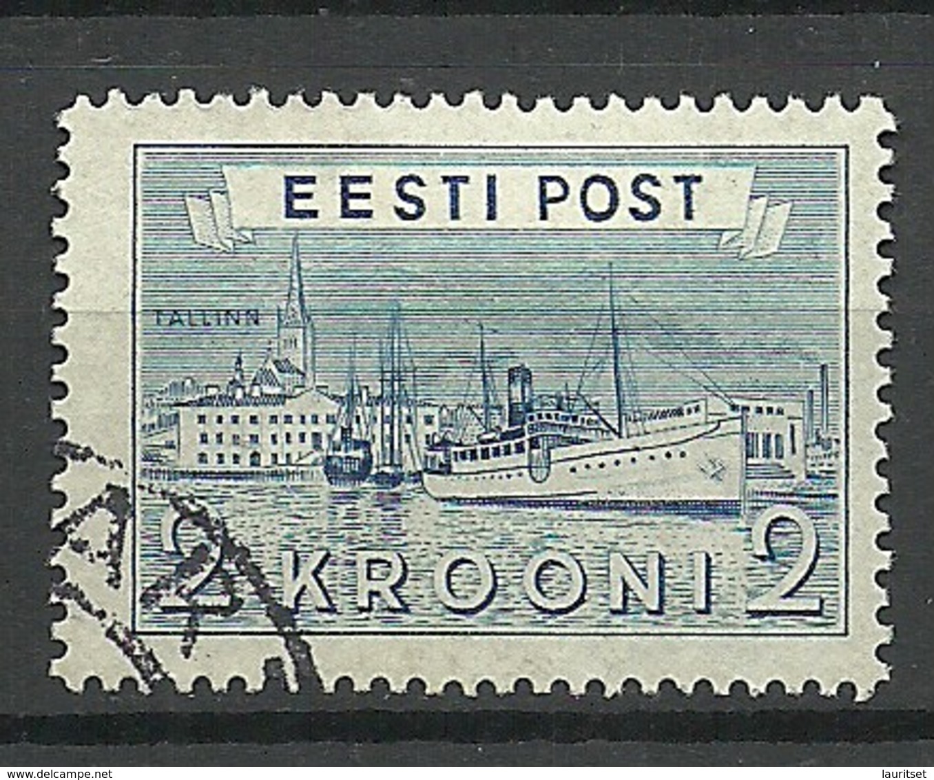 Estland Estonia 1938 Reval Hafen Michel 137 O - Estland