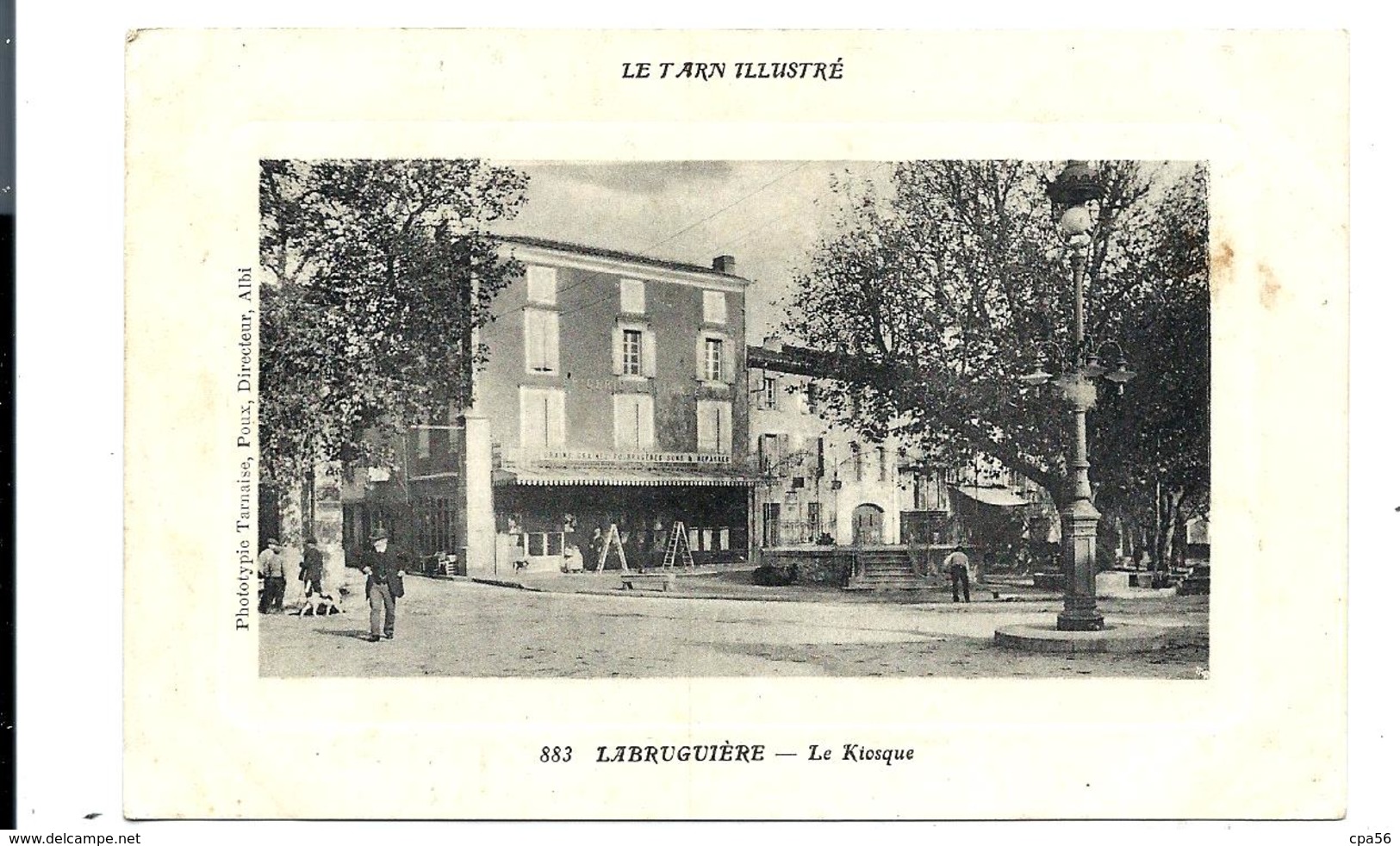 LABRUGUIERE (avant 1914)  - La Place - Le Kiosque - VENTE DIRECTE X - Labruguière