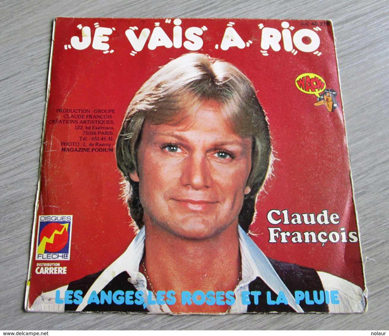 Claude François ‎– Je Vais A Rio - Other - French Music