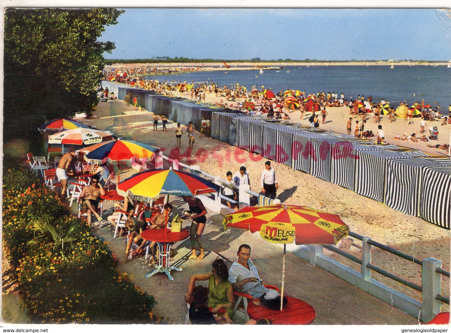 85 - LA TRANCHE SUR MER - LA PLAGE - PARASOL BIERE LA MEUSE - La Tranche Sur Mer