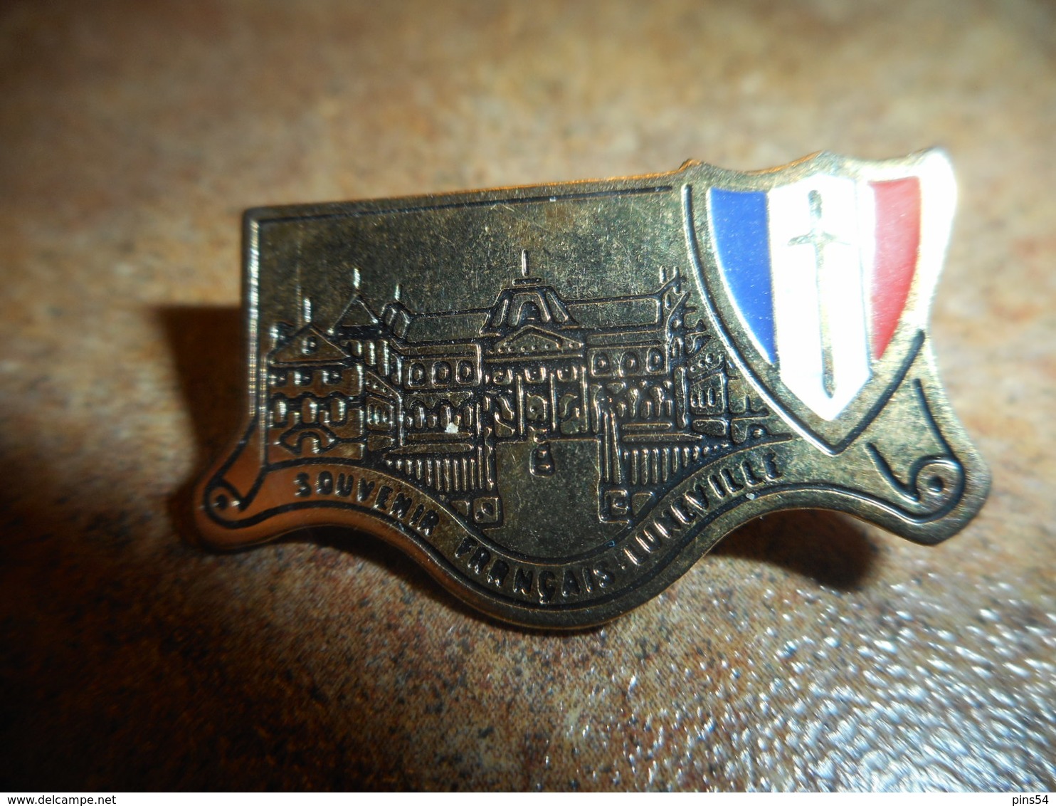 A037 -- Pin's Souvenir Francais Luneville - Militaria