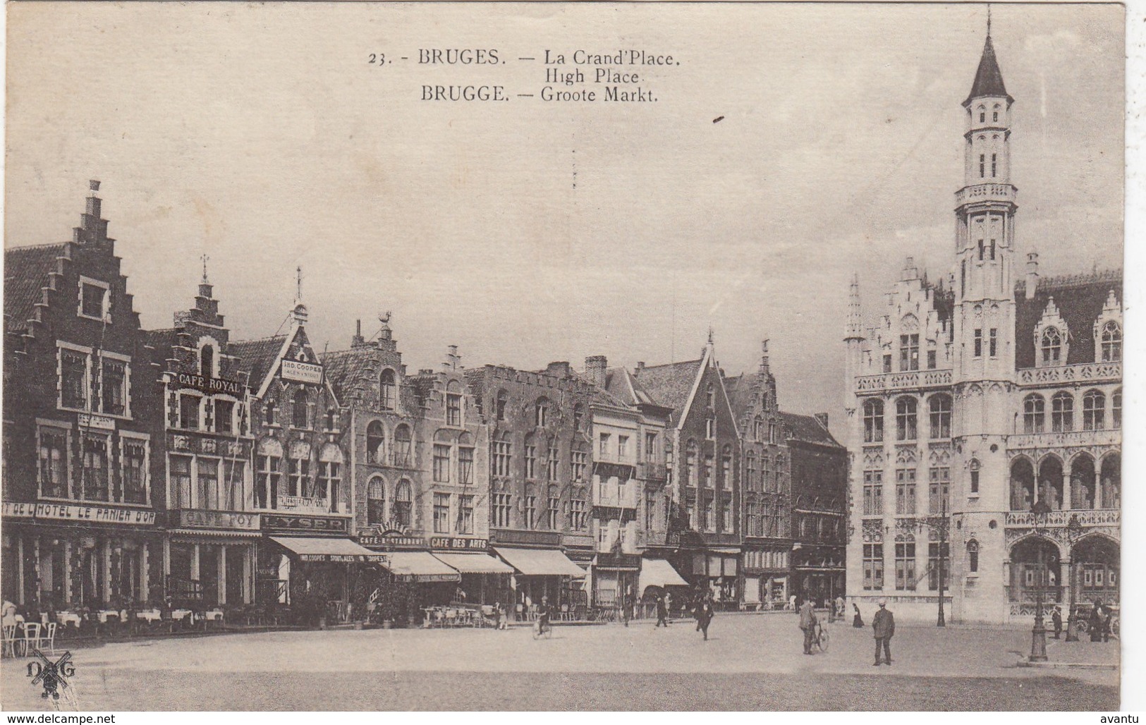 BRUGGE /  GROTE MARKT / HOTELS EN RESTAURANTS - Brugge