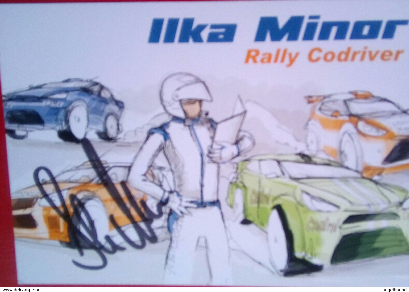 Ilka Minor ( Austrian Rally Codriver) - Autographes