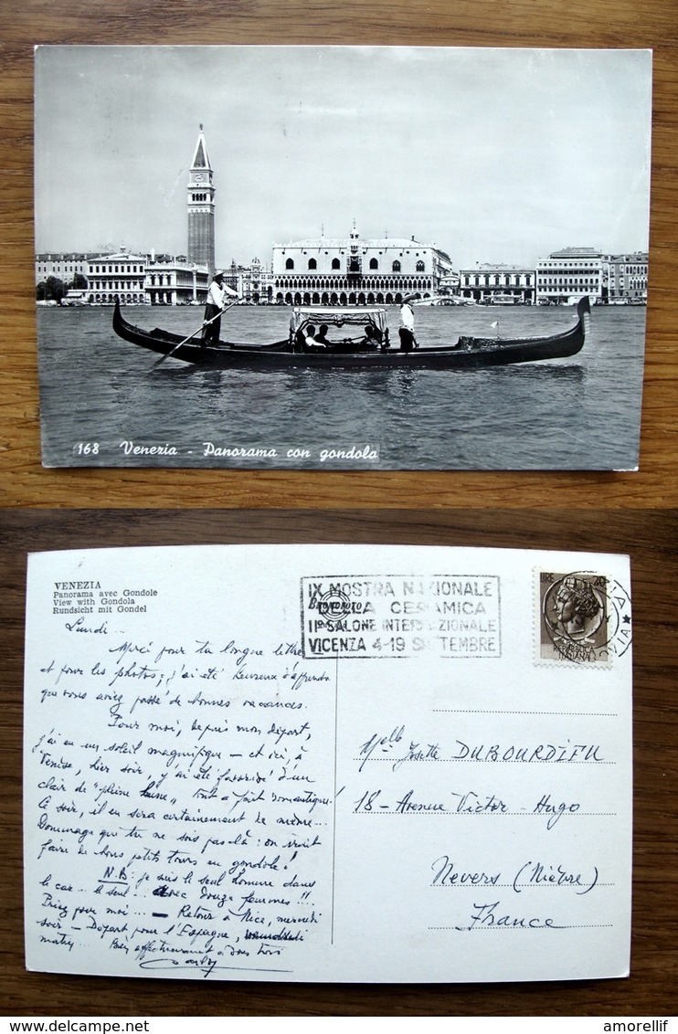 (FG.Y05) VENEZIA - PANORAMA CON GONDOLA - Venezia