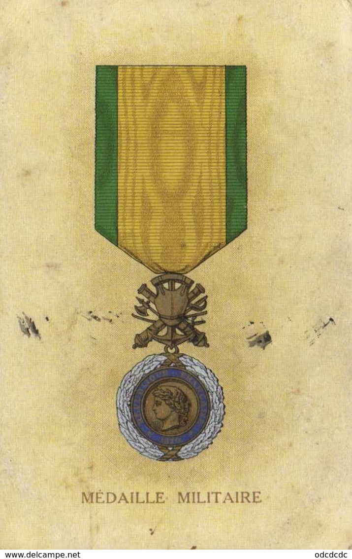 MILITARIA  MEDAILLE  MILITAIRE  Colorisée RV - Patriottiche